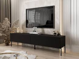 TV Lowboard Sorelle Schwarz Matt