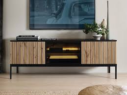 TV Lowboard Deo Schwarz