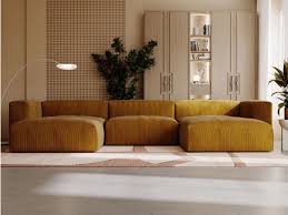 Wohnlandschaft Landi Honigfarben