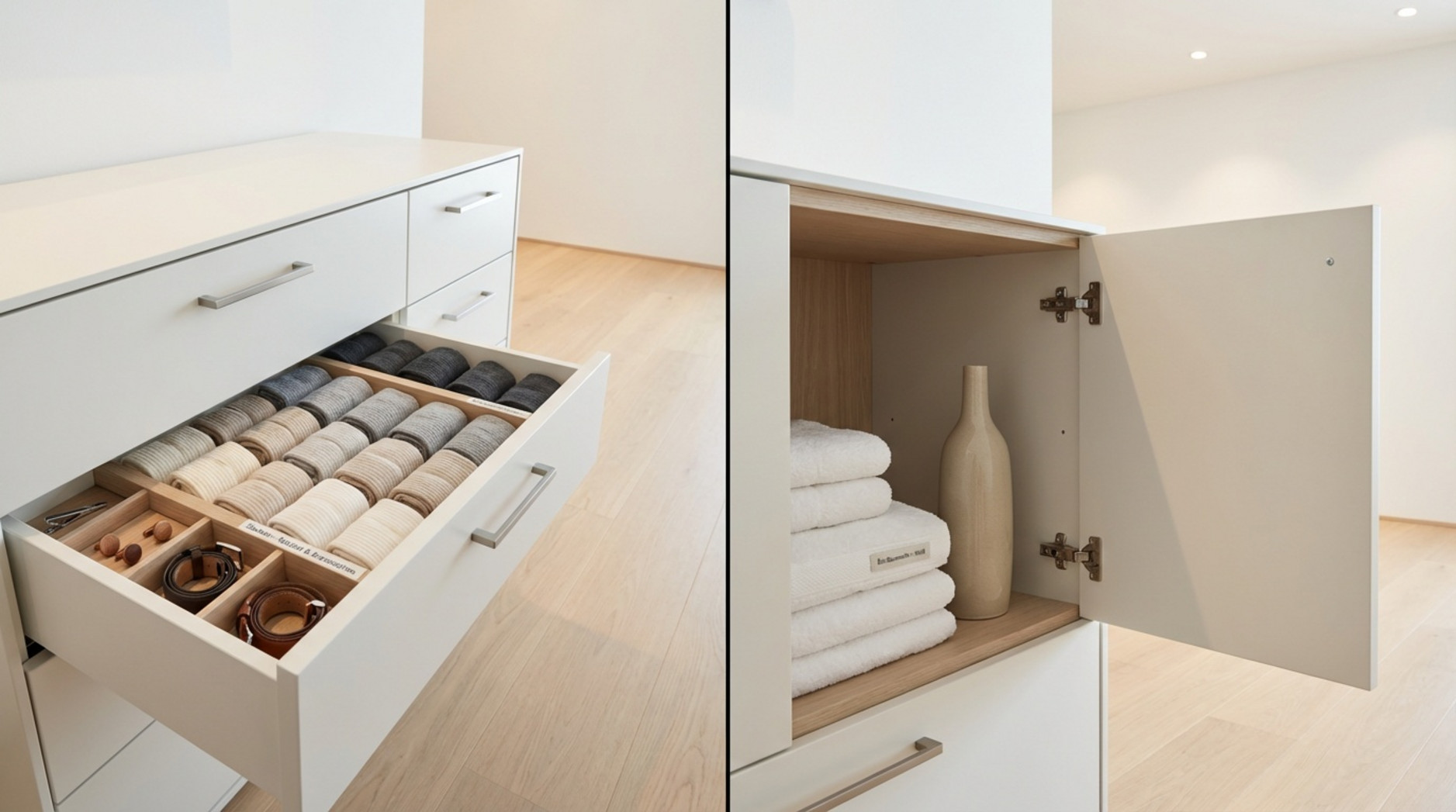 Kommode mit Schubladen oder Türen - Was ist praktischer?