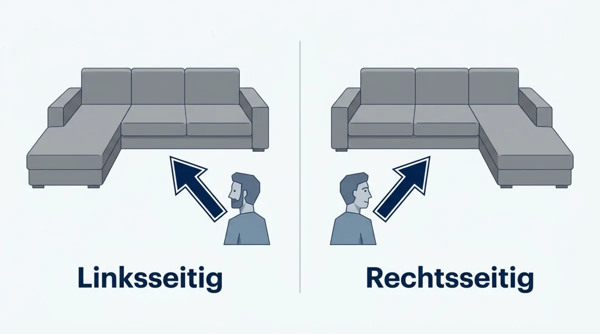 Links oder rechts? Die richtige Seite beim Ecksofa wählen