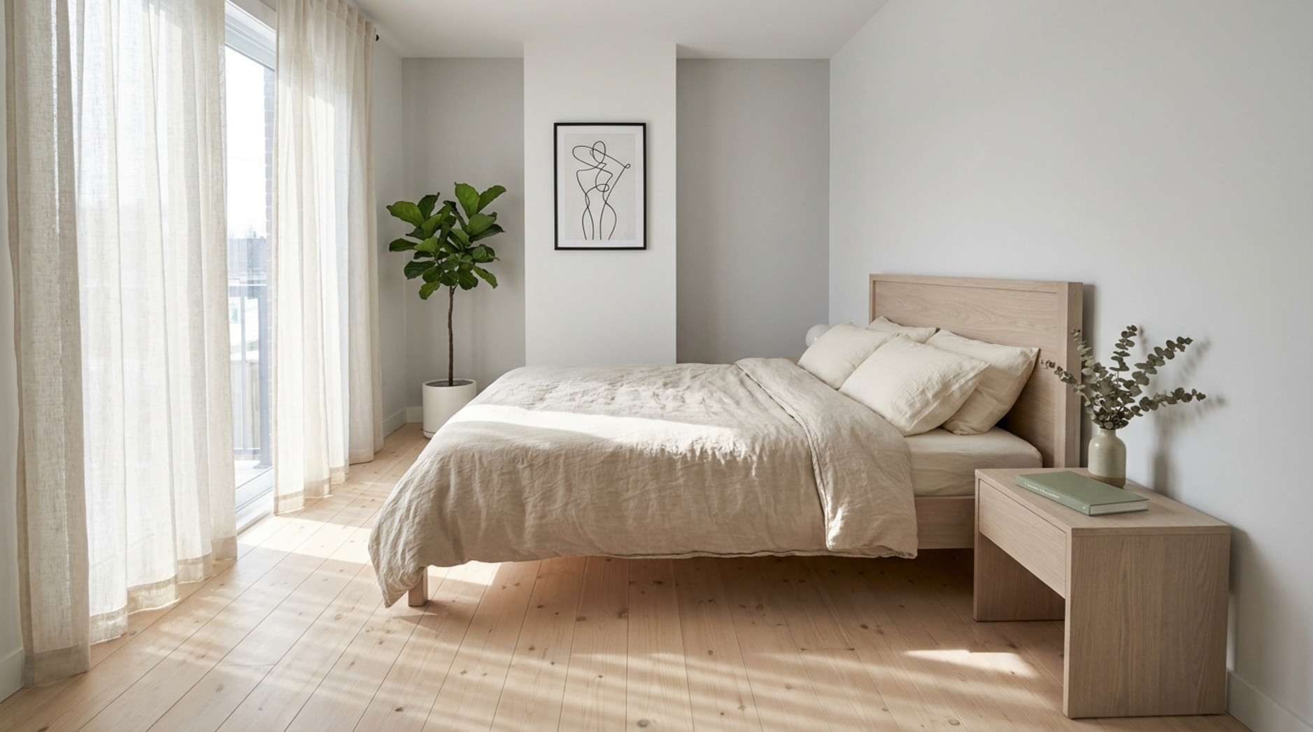 Schlafzimmer skandinavisch: Einrichten mit nordischem Charme