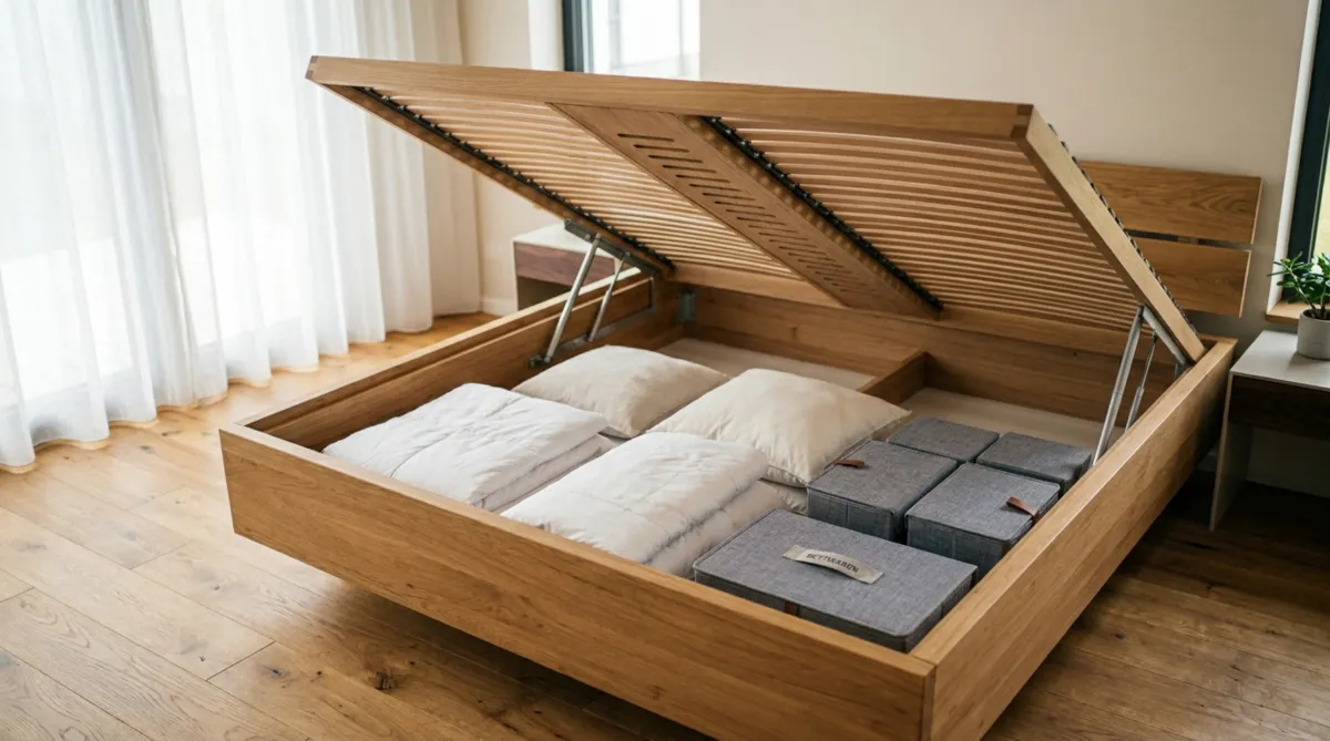 Bett mit Lattenrost und Bettkasten: Komfort und Funktion im Alltag