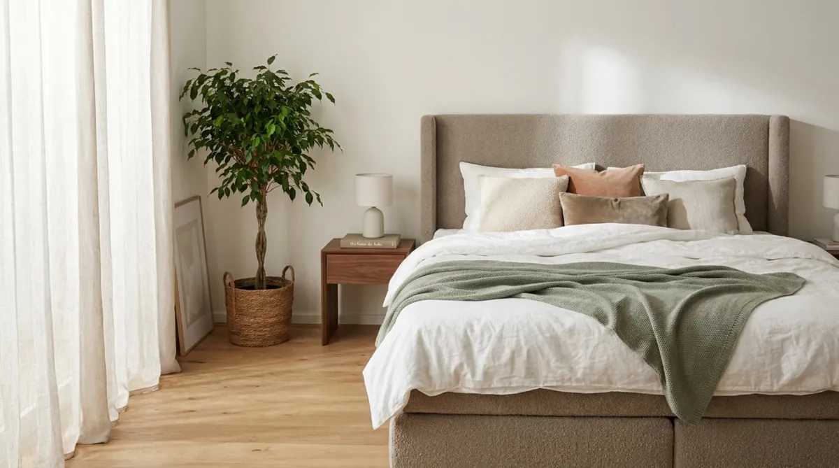 Boxspringbett-Bezüge: Velours, Samt, Bouclé und Cord im Vergleich
