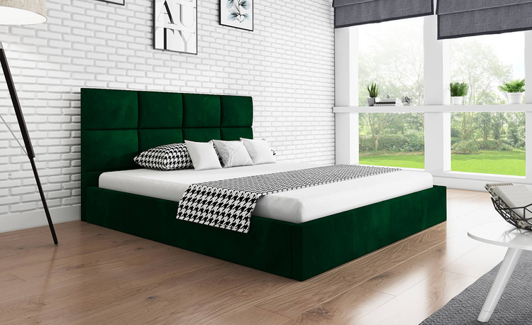 Doppelbett Elegant Malo 140x200 - Grün