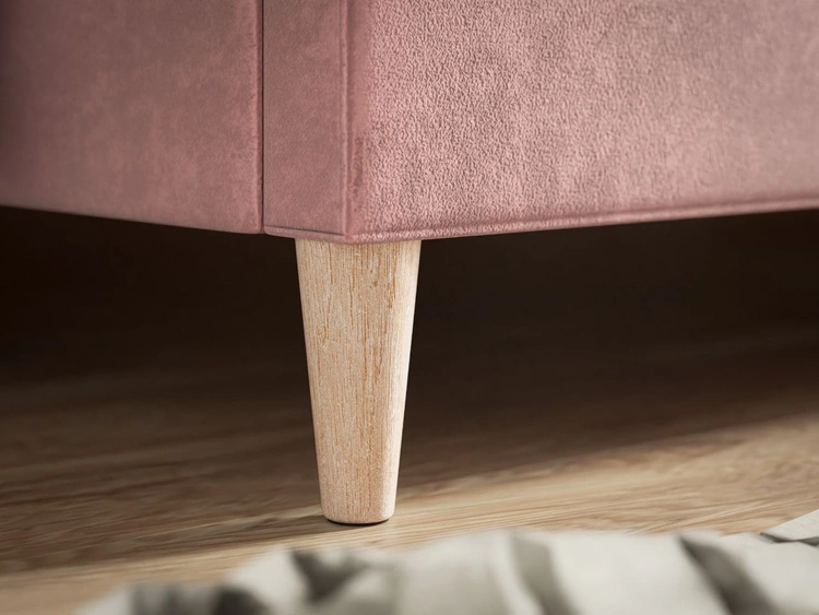 Polsterbett mit Lattenrost 180x200 Fuzi Dunkelgrau