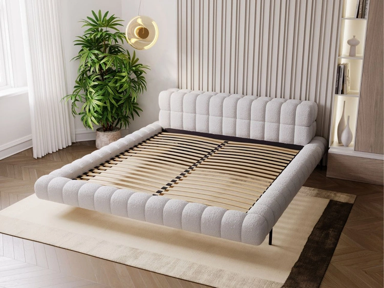 Polsterbett mit Lattenrost 180x200 Imagine Grau