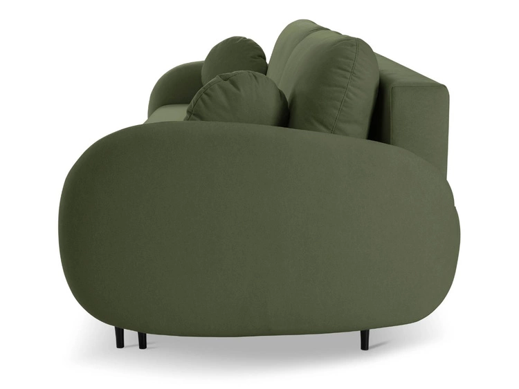 Schlafsofa mit Bettfunktion und Bettkasten Alta Grün