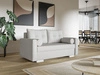 Schlafsofa mit Bettfunktion und Bettkasten Pori Creme