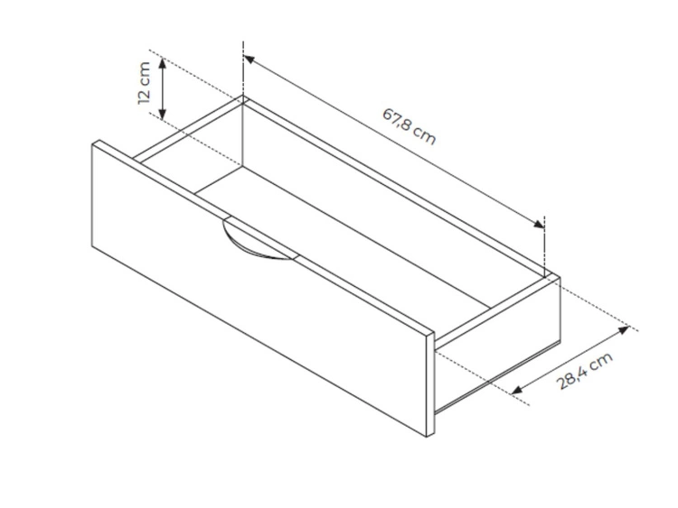 Regal mit zwei Schränken Magico Eiche Dunin