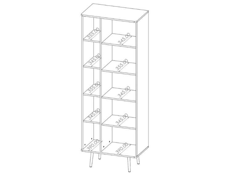 Wohnzimmerset Nemi Schwarzer Graphit Braun