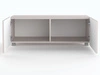 Set mit zwei TV-Lowboard mit Türen 100 cm Kioto Cashmere