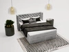 Boxspringbett mit Bettkasten 180x200 Lion Grau