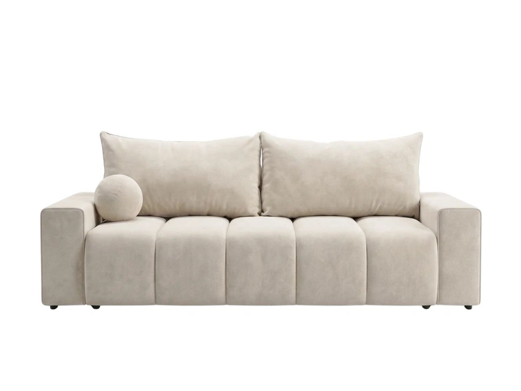Schlafsofa mit Bettfunktion und Bettkasten Miro Beige