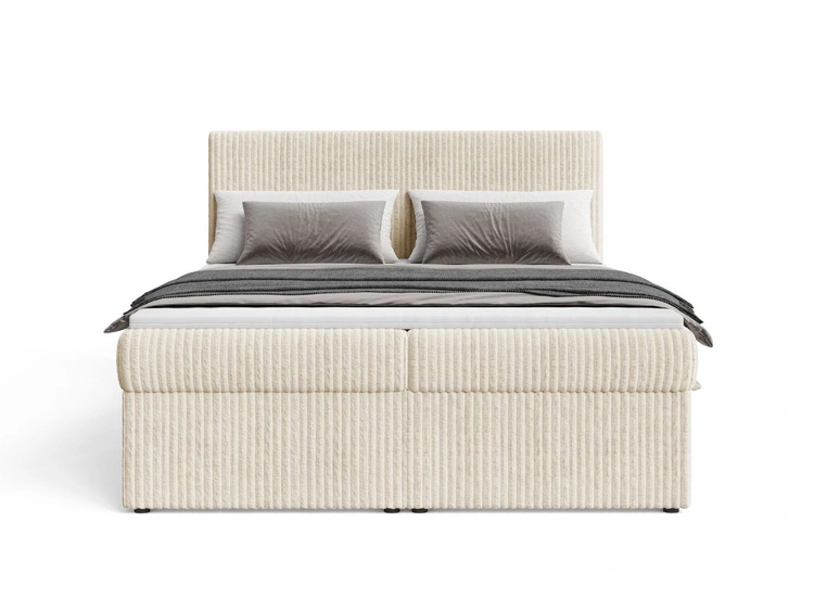 Boxspringbett mit Bettkasten 160X200 Brisa Beige