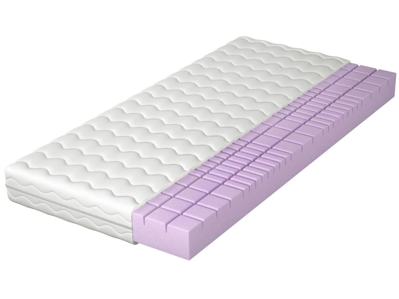 Schaumstoffmatratze mit abnehmbarem Bezug Elen 100x200