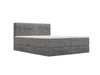 Boxspringbett mit Bettkasten 160x200 Forte Grau