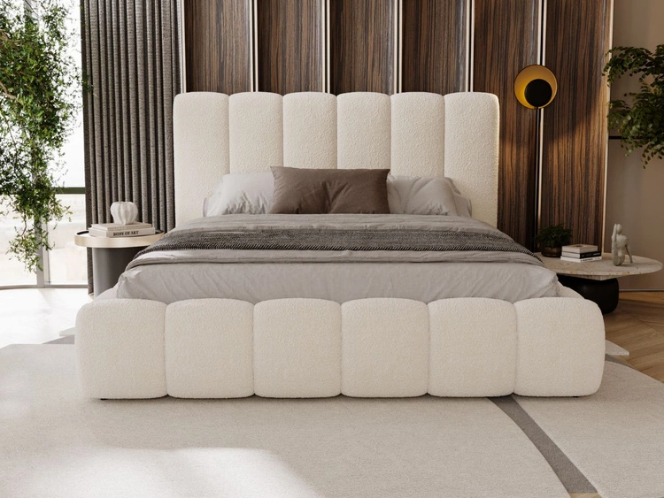 Polsterbett mit Bettkasten und Lattenrost 120x200 Imperial Creme