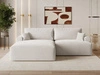 Ecksofa L-Form mit Schlaffunktion und Bettkasten Serene Links Hellbeige