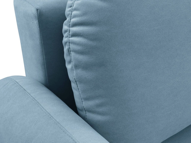 Schlafsofa mit Bettfunktion und Bettkasten Alta Blau