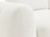 Ecksofa L-Form mit Schlaffunktion und Bettkasten Avelin Links Creme