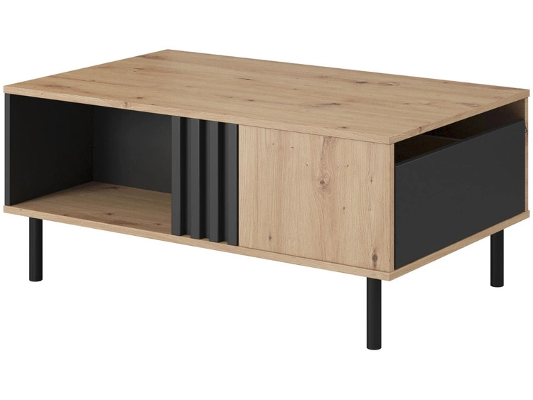 Wohnzimmer-Set Malone Artisan Eiche, Anthrazit