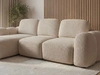 Ecksofa L-Form mit Schlaffunktion und Bettkasten Avelin Links Beige