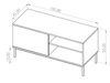 TV-Lowboard mit Türen 100 cm Soroko Weiß
