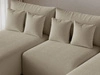 Ecksofa U mit Schlaffunktion und Bettkasten Ronni Beige