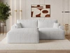 Ecksofa L-Form mit Schlaffunktion und Bettkasten Serene Links Grau