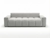 Schlafsofa mit Bettfunktion und Bettkasten Miro Grau