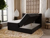 Boxspringbett mit Bettkasten 180x200 Napoli Anthrazit