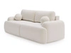 Sofa mit Schlaffunktion und Bettkasten Aurio Creme