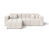 Ecksofa L-Form Links Moderne Ecksofa Loopo Creme