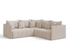 Ecksofa L-Form mit Schlaffunktion und Bettkasten Ardi L Beige