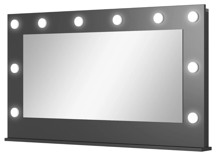 Schminktisch mit Spiegel Anes Antrazit