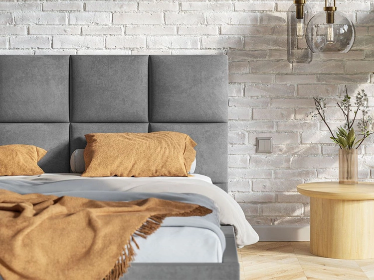 Polsterbett mit Bettkasten und Lattenrost 140x200 Malo Beige