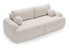 Sofa mit Schlaffunktion und Bettkasten Aurio Creme