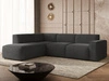 Ecksofa L-Form Links Eluno Dunkelgrau
