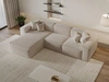 Ecksofa L-Form Links Arizona Beige