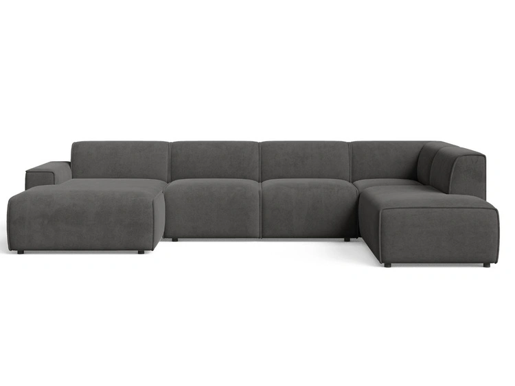 Dunkelgrau \ Velours \ Rechts