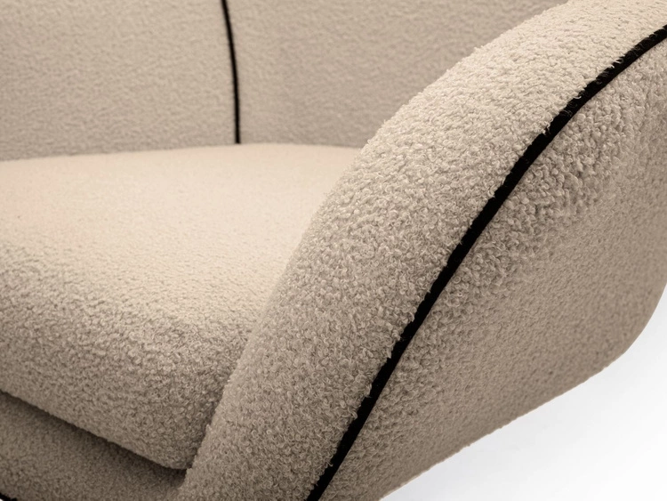 Drehbarer Sessel Deves Beige