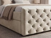 Boxspringbett mit Bettkasten 160x200 Montego Creme