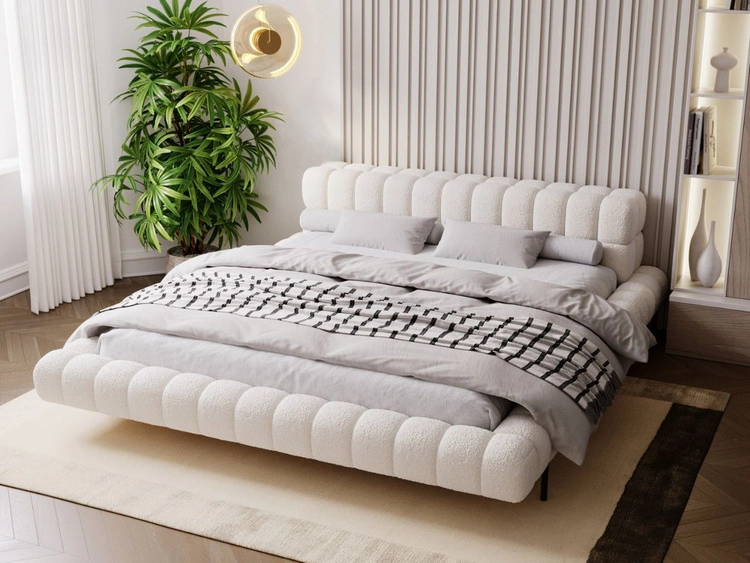 Polsterbett mit Lattenrost 160x200 Imagine Beige