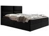 Boxspringbett mit Bettkasten 160x200 Hera Schwarz