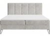 Boxspringbett mit Bettkasten 140x200 Vendi grau