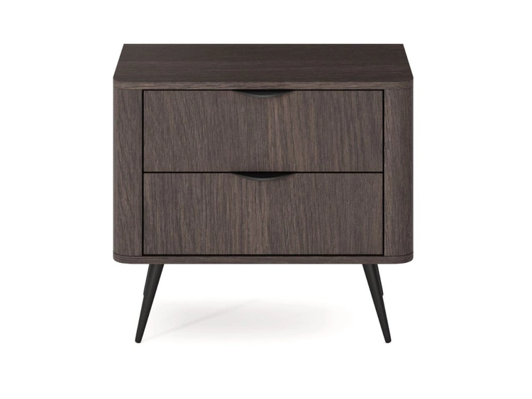 Nachttisch mit zwei Schubladen Magico Eiche Dunin