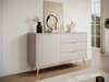 Kommode mit Türe und Schubladen Latina Beige
