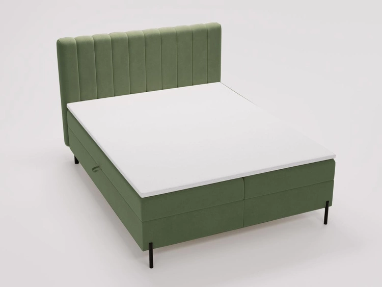 Boxspringbett mit Bettkasten 180x200 Primavera Grün