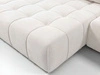 Ecksofa L-Form mit Schlaffunktion und Bettkasten Tulio Links Creme